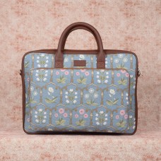 Jaipur Fresco Blue Laptop Bag